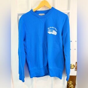 Vibrant Blue Crewneck Sweater by